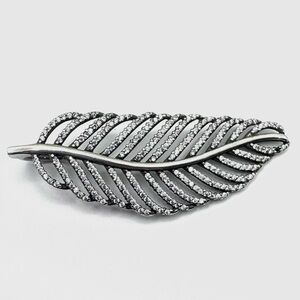 Pandora Light as a Feather Pave Sterling Silver Pendant